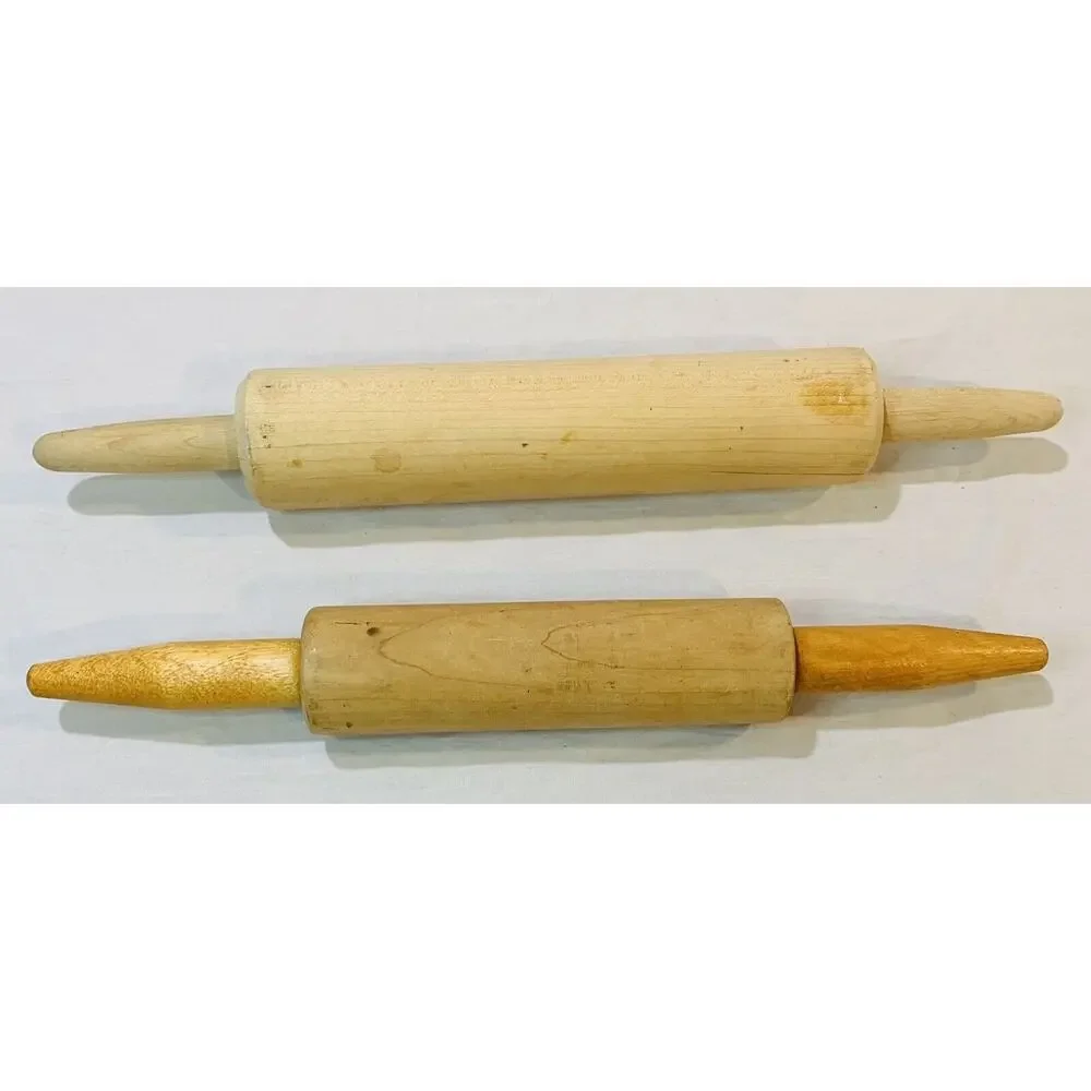 Wooden Rolling Pin Set of 2 Average 10